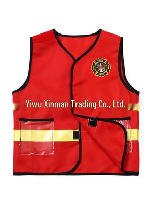Costume da Gilet da Pompiere per Bambini – Accattivante Gilet da Eroe per Feste e Spettacoli di Gioco di Ruolo per Bambini