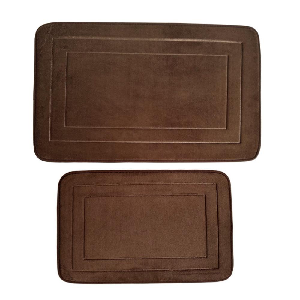 Thickening Bathroom Cashmere Mat Bath Non-slip Carpets In Wash Basin Bathtub  Floor Rug Shower Room Doormat Memory Foam 3D Pad
