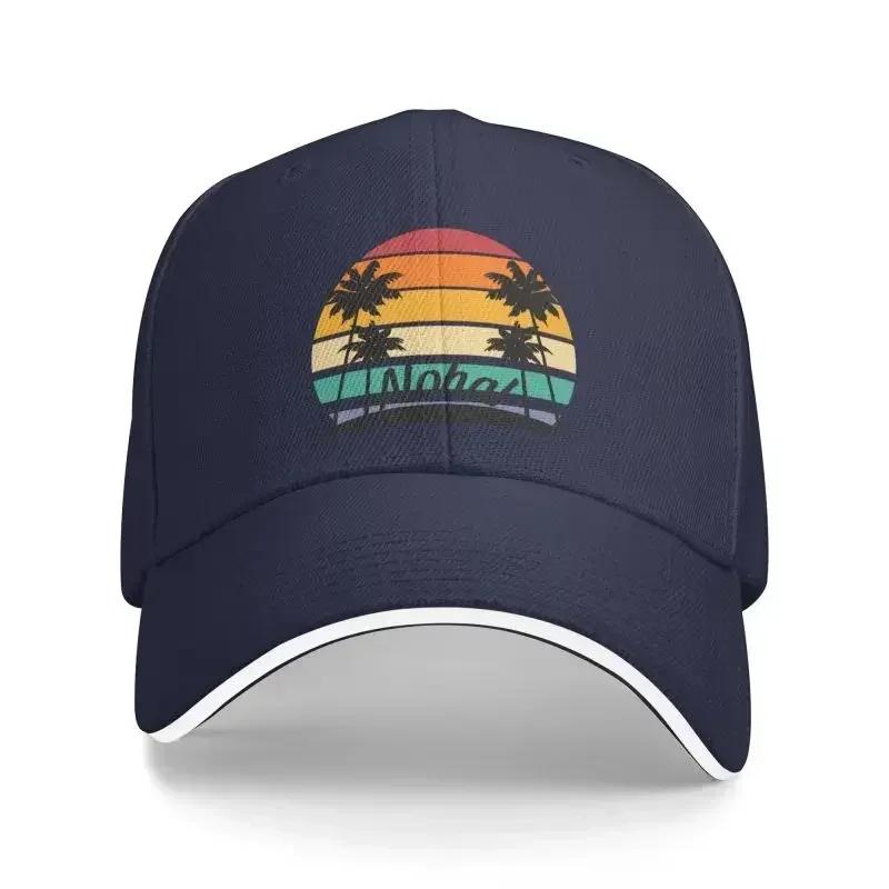 Punk Hawaii Aloha Beach Baseball Cap for Women Men Adjustable Tropical Palm Tree Dad Hat Outdoor