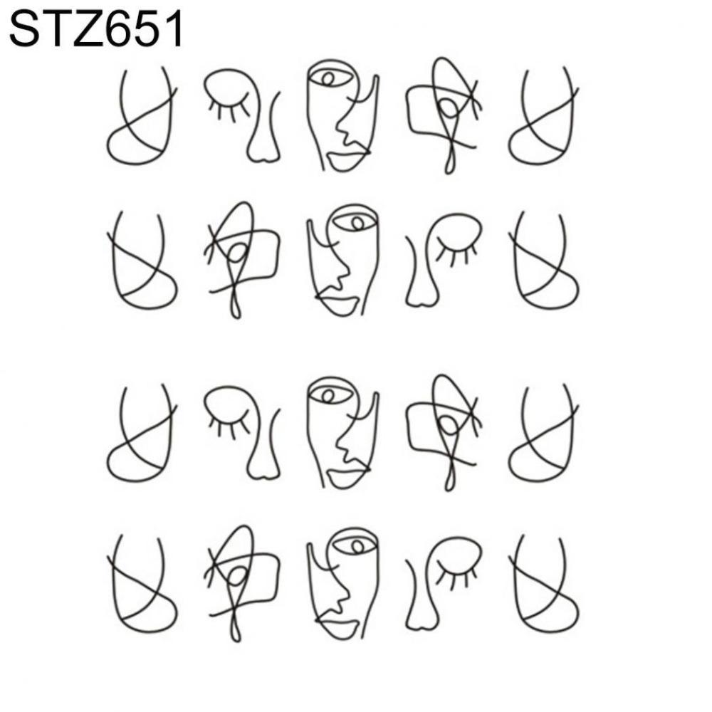 Floral Print Nail Decals Nail Art Decor Gel Polish Animal Sticker Manicure Foils