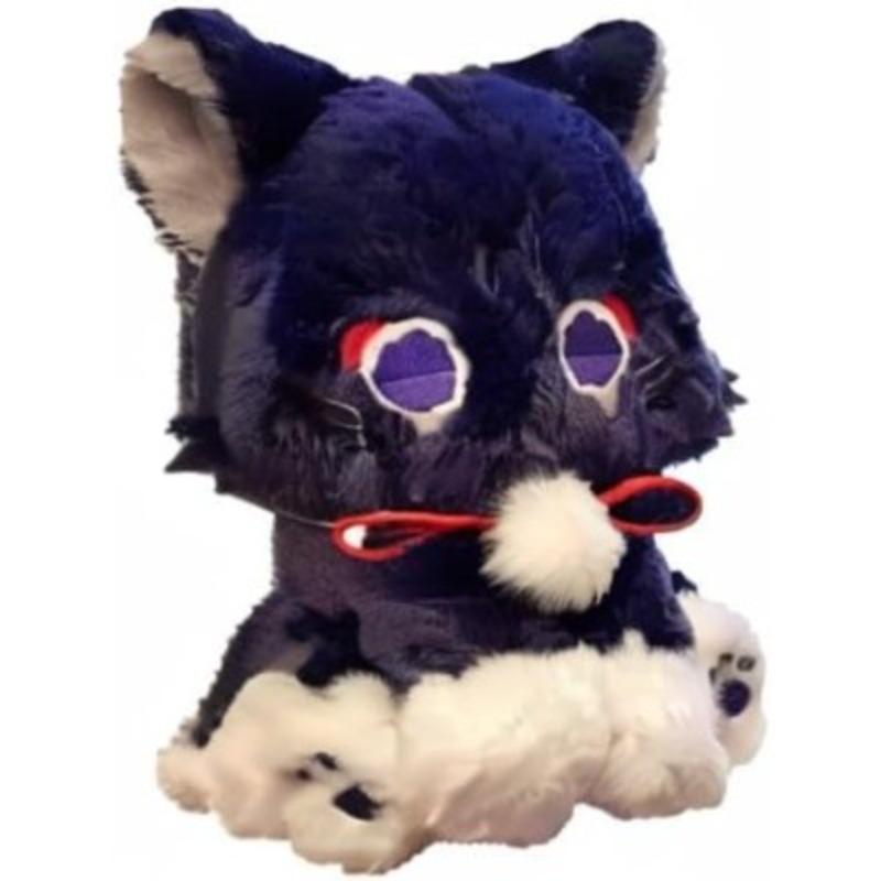 Genshin Impact Scaramouche Cat Plush Cat Plush Stuffed Animal Cute Soft Stuff Plushie Gift