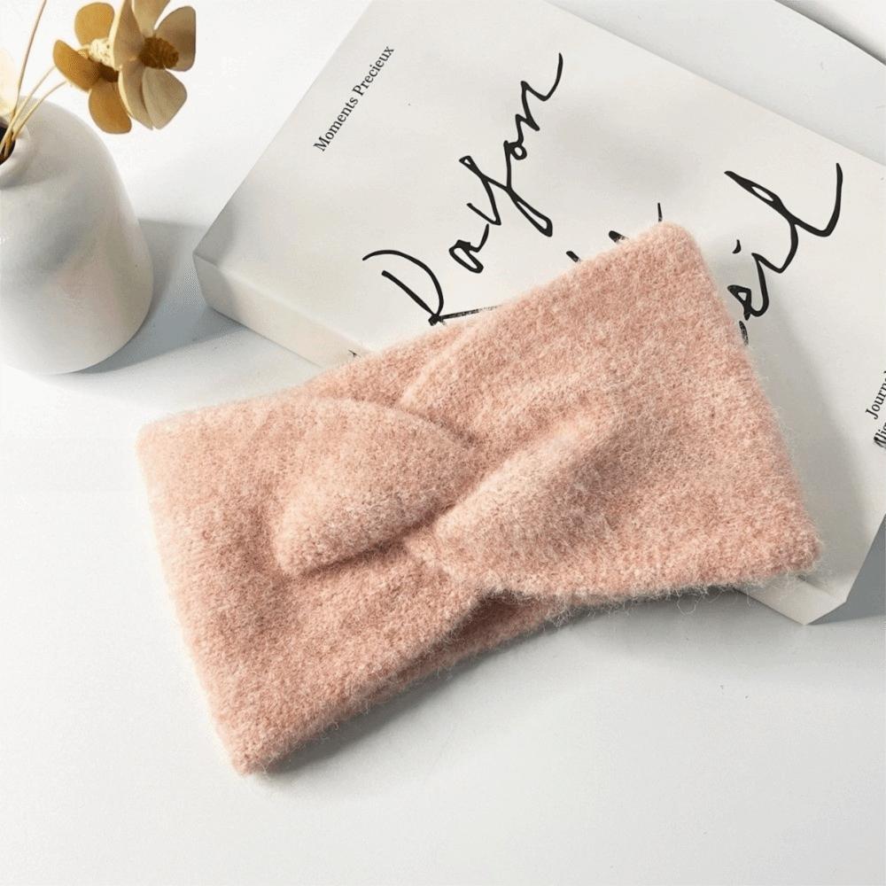 New Elastic Winter Headband Knot Cross Woolen Knitting Headwrap Non Slip Warm Hair Band Hair Accessories