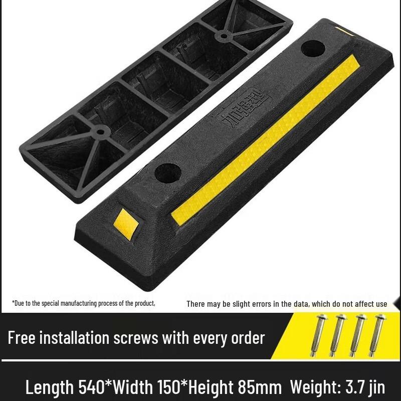 Brangdy Rubber Parking Wheel Stopper