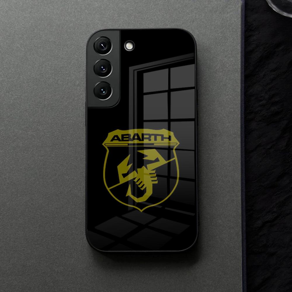 A-ABARTHEs Italy Car Phone Case Glass For Samsung Galaxy S21 S25 S22 S20 S24 S23 Ultra Fe Plus A16 A34 A54 A24 Coque