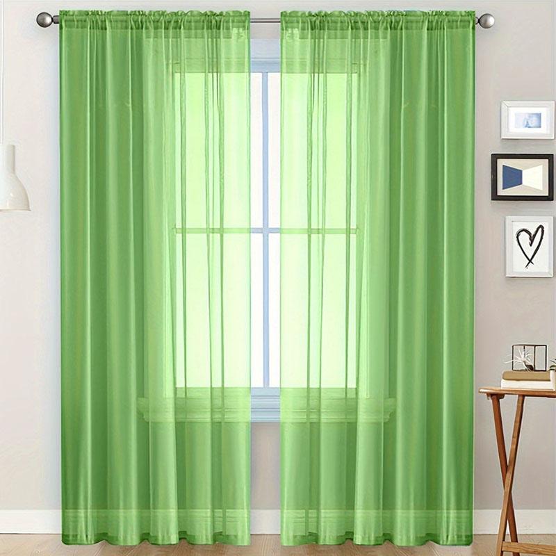 Tende Finestra in Chiffon Semitrasparente Per Soggiorno Moderne Semplici Tenda Garza Semi Oscurante Balcone Telo Sottile per Finestra