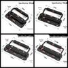 304 Stainless Steel Spring Loaded Folding Handle for Wooden Toolbox