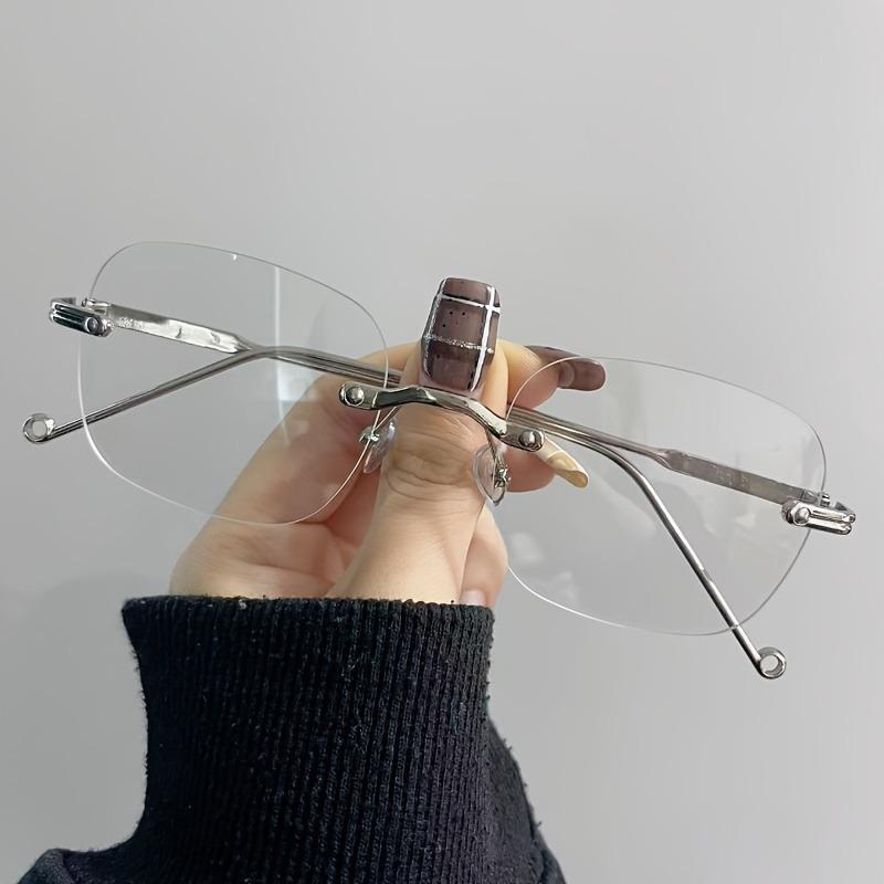 2pcs - Fashionable Textured Exquisite Small Round Frame Glasses