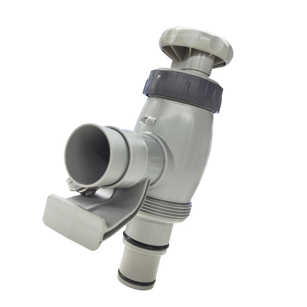 Plunger Valves with Secure Holders for Ground Pool Hose Easy Installation Filter Pump Parts Streamlines Water Regulation