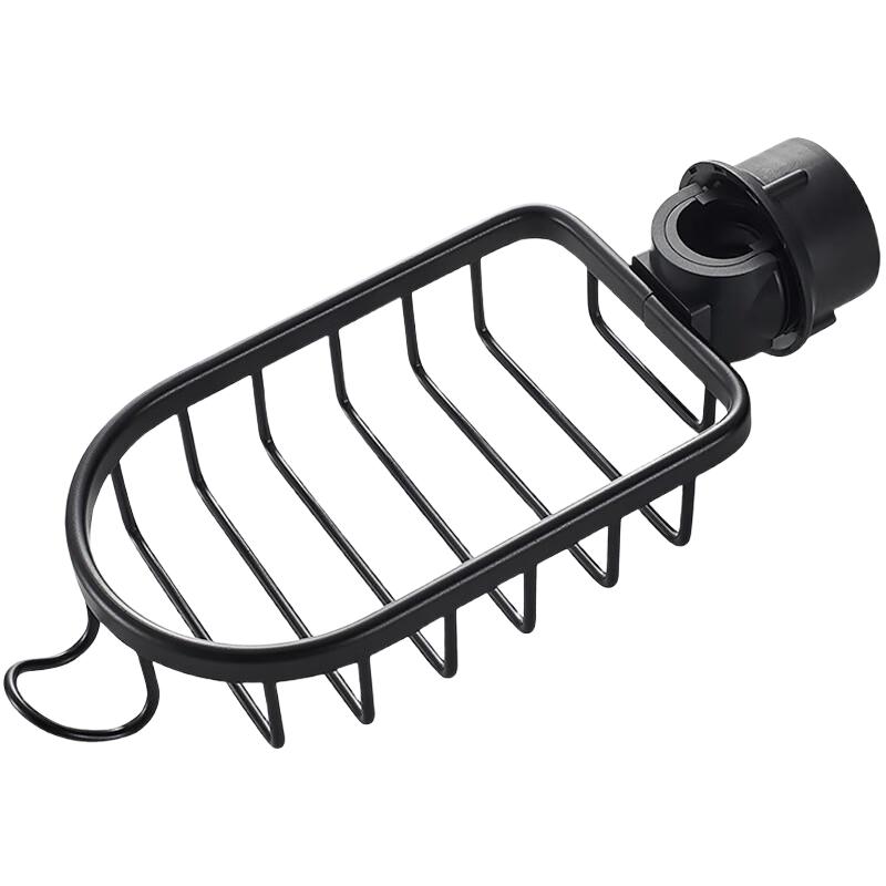 Grey Nizi No-Drill Suction Kitchen Shelf