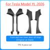 For Tesla ModelYL Launch 2026 TPE Front Rear Door Sill Guard Anti Scratch Dirt Resistant Threshold Strip Interior Protection Set