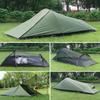 Bulaned Ultralight Outdoor Camping Tent One Person Camping Tent Water Resistant Tent Aviation Aluminum Support Portable Sleeping Bag Tent