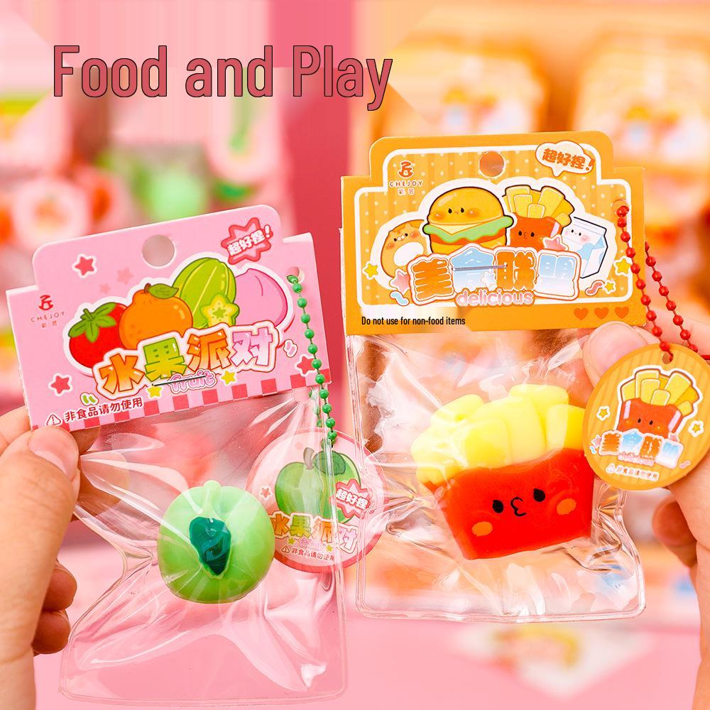 Creative Fruit-Shaped Stress Relief Toy for Kids - Fun Decompression Squeeze Gift