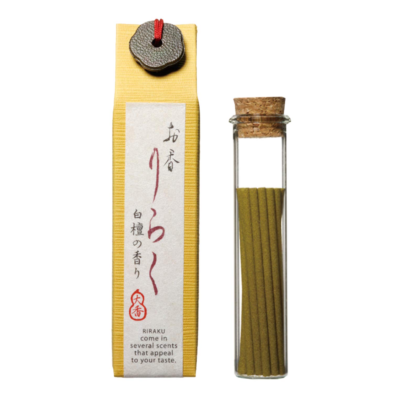 

Large incense incense Riraku sandalwood жовтий