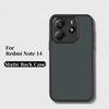 For  Redmi Note 14 Case For Xiaomi Redmi Note 14 Cover Funda Coque Hard Clear PC Soft TPU Edge Shockproof Shell Redmi Note 14