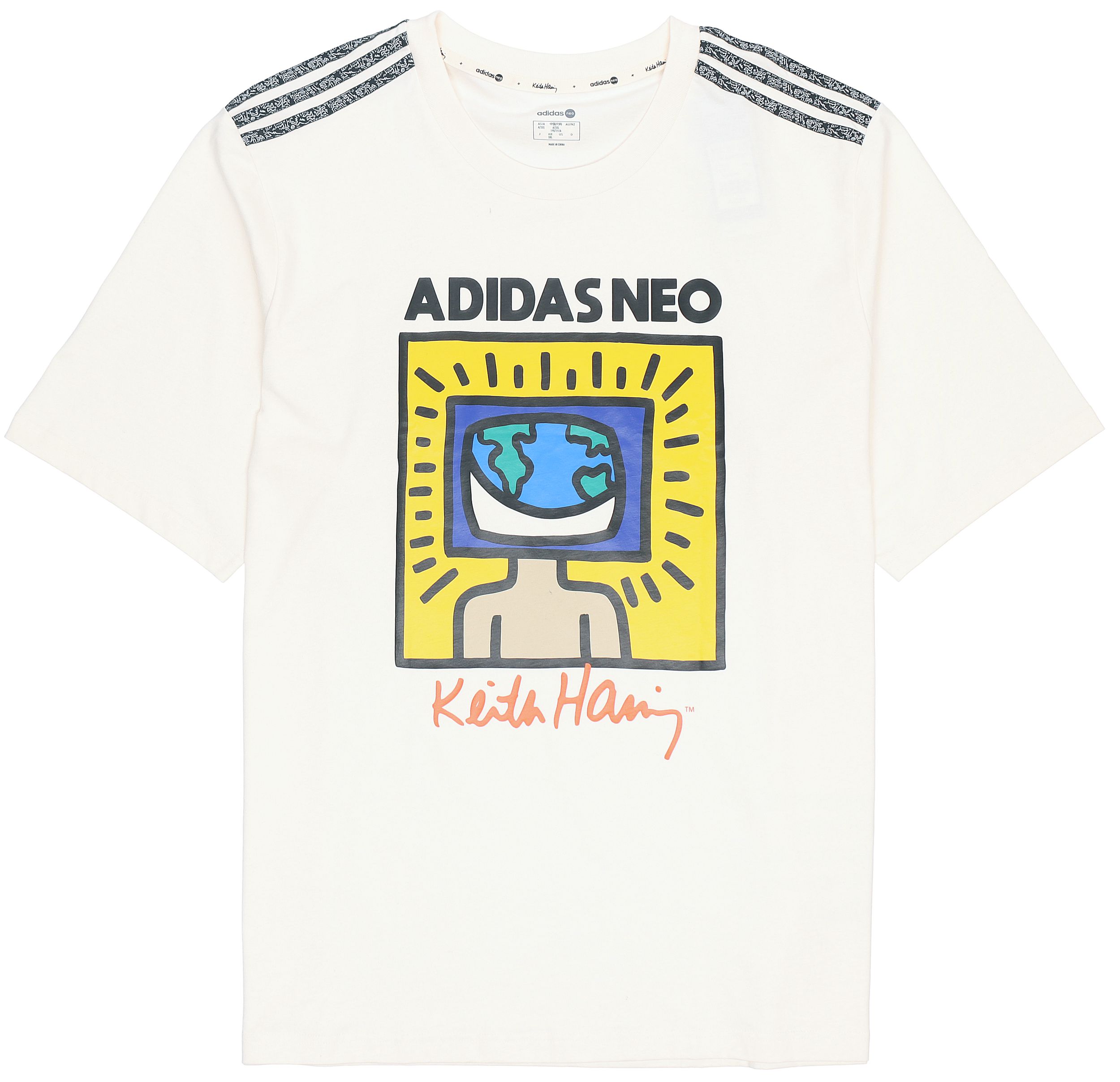 Adidas Neo x KAISIHALIN,LIANMINGKUAN T Shirt Men s Ecru HD7266 S