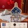 Sterling Silver Imitation Brocade Refrigerator Magnet DIY Kit for Dragon Boat Festival Parent-Child Handmade Activity & Cultural Team Building.