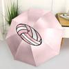 1pc football Umbrella Portable Folding Umbrella Iron Frame Hole Bone Structure Outdoor Home Umbrella