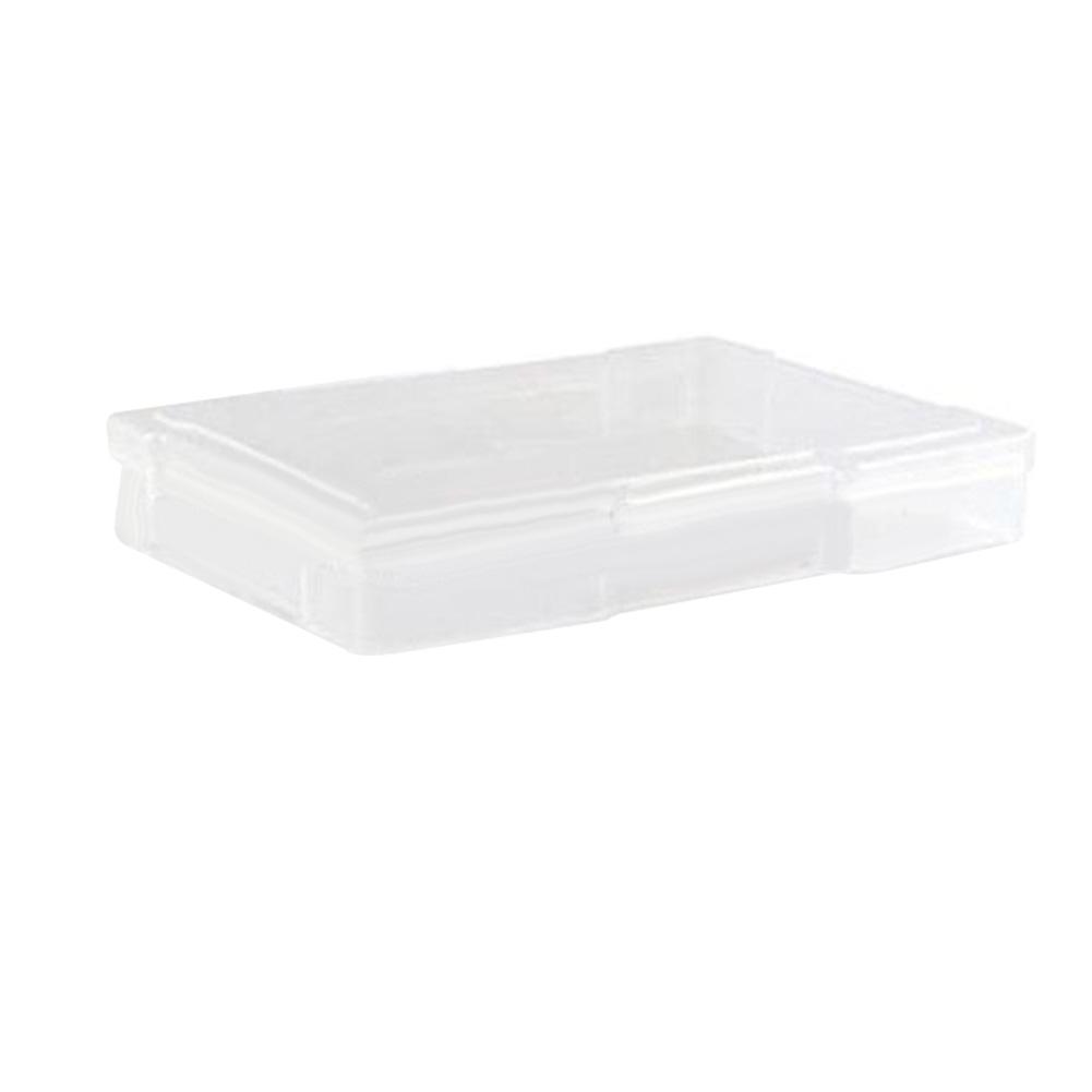 Home Storage Organization 5 X7 Transparent PP Box Photo Crafts Organiser Including 6 Cases Buckle Design Versatile Use 16pcs 1555₽