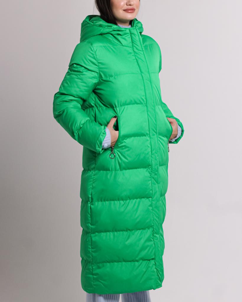 Пальто женское ROBIN 89503 36 Зеленое