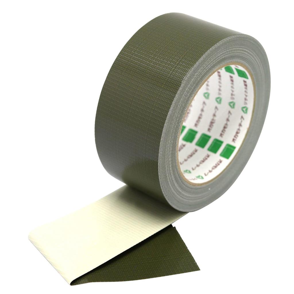 Okamoto Tape for and 50mm X 25m Olive Multi-Purpose Protection, Repair, Packaging, Roll, No. 440,