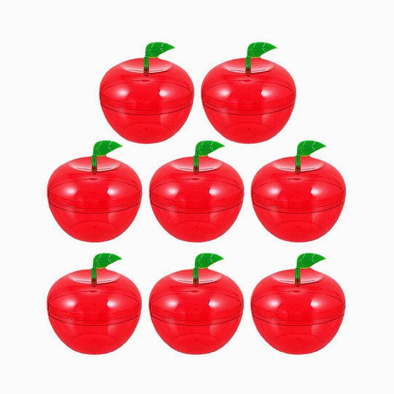 5Pcs Apple Container Christmas Party Supplies Apple Gift Storage Candy Box Snow White Party Apple Gift Wedding Decoration