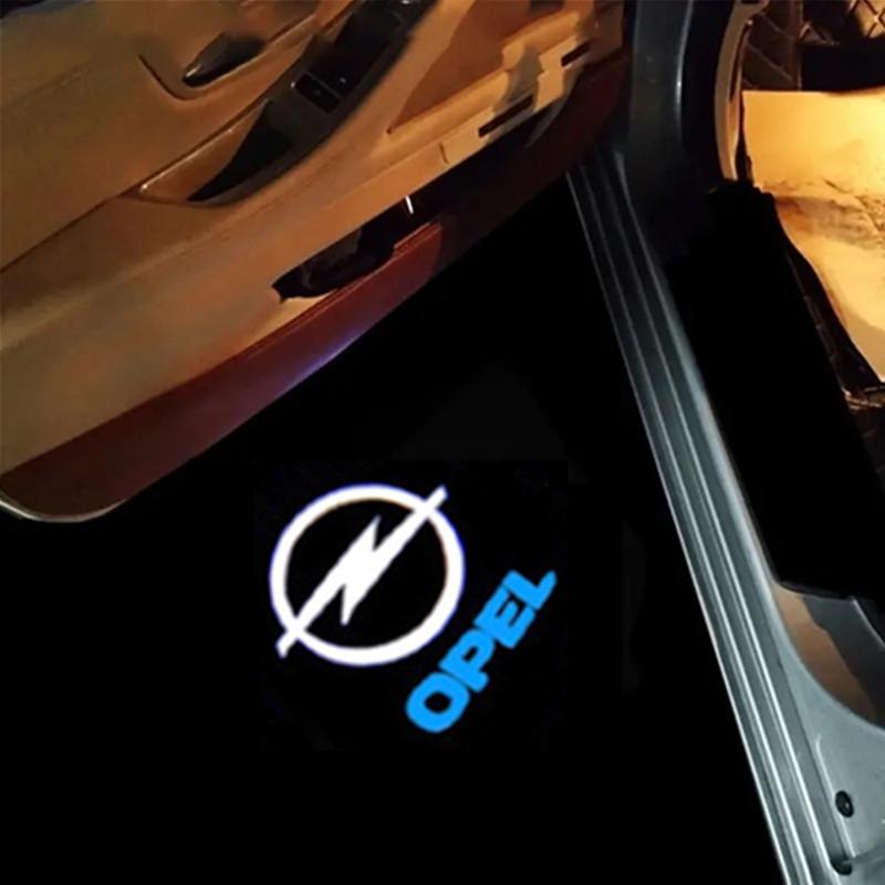 

2Pcs Car Door Welcome Lights Logo for Opel Insignia 2009-2018 2010 2011 2013 Courtesy Projector Ghost Shadow Light Accessories 2PCS