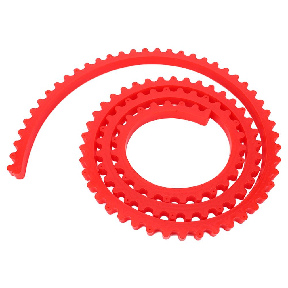 1/2M Contour Woodworking Tool Adjustable&Fixed Flexible Curve Template Irregular Profile Strip for Wood Board Cutting Fixed