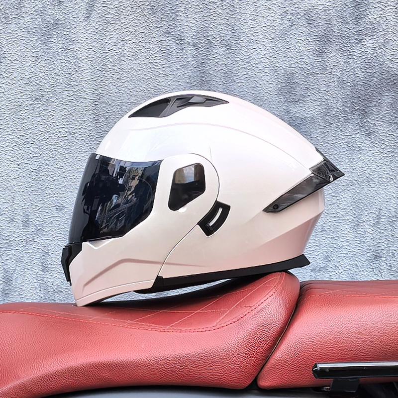 Cyberpunk Style Full Face Helmet DOT Certified Motorcycle Racing Helmet for Street Riding & Motocross