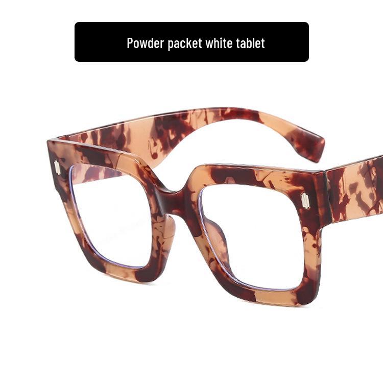 2022 European & American Style Anti-Blue Light Large Frame Glasses