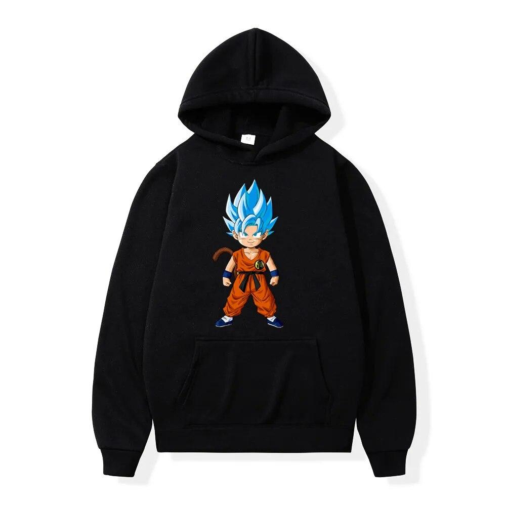 Japanese Anime Hoodie Unisex Women Dragon-ball Hip Hop Winter Fleece Hooded Unisex Harajuku Sweatshirts Clothes Male Dropshipping