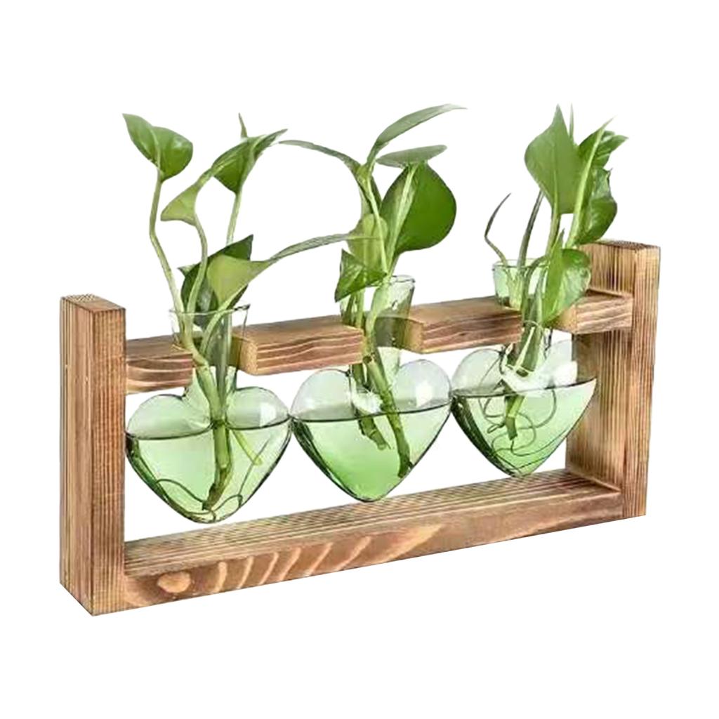 1 Stück Hydroponische Pflanzen Terrarium Vasen Tischdeko Blumentopf Pflanzenbehälter Desktop Glas Pflanzgefäß für Heim- und Bürodekoration