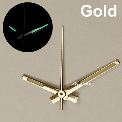 Baton Datejust Hands Polished Silver Needles NH35 Watch Hands C3 Super Lume Pointer for Eiko Mod Automatic Movement Diy Watch