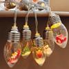 1Pc 10/20Led Globe Bulbs String Light With Snow & Cute Ornaments Perfect For Home Patio Fireplace Christmas Xmas Tree Decoration