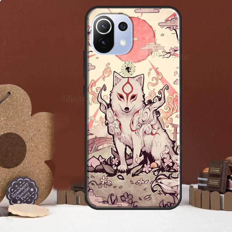 Kitsune Fox Art Funda For POCO F5 X3 X4 X5 Pro F4 GT C40 F3 Case For Xiaomi 11T 12T Pro 12 X 13 Lite Cover