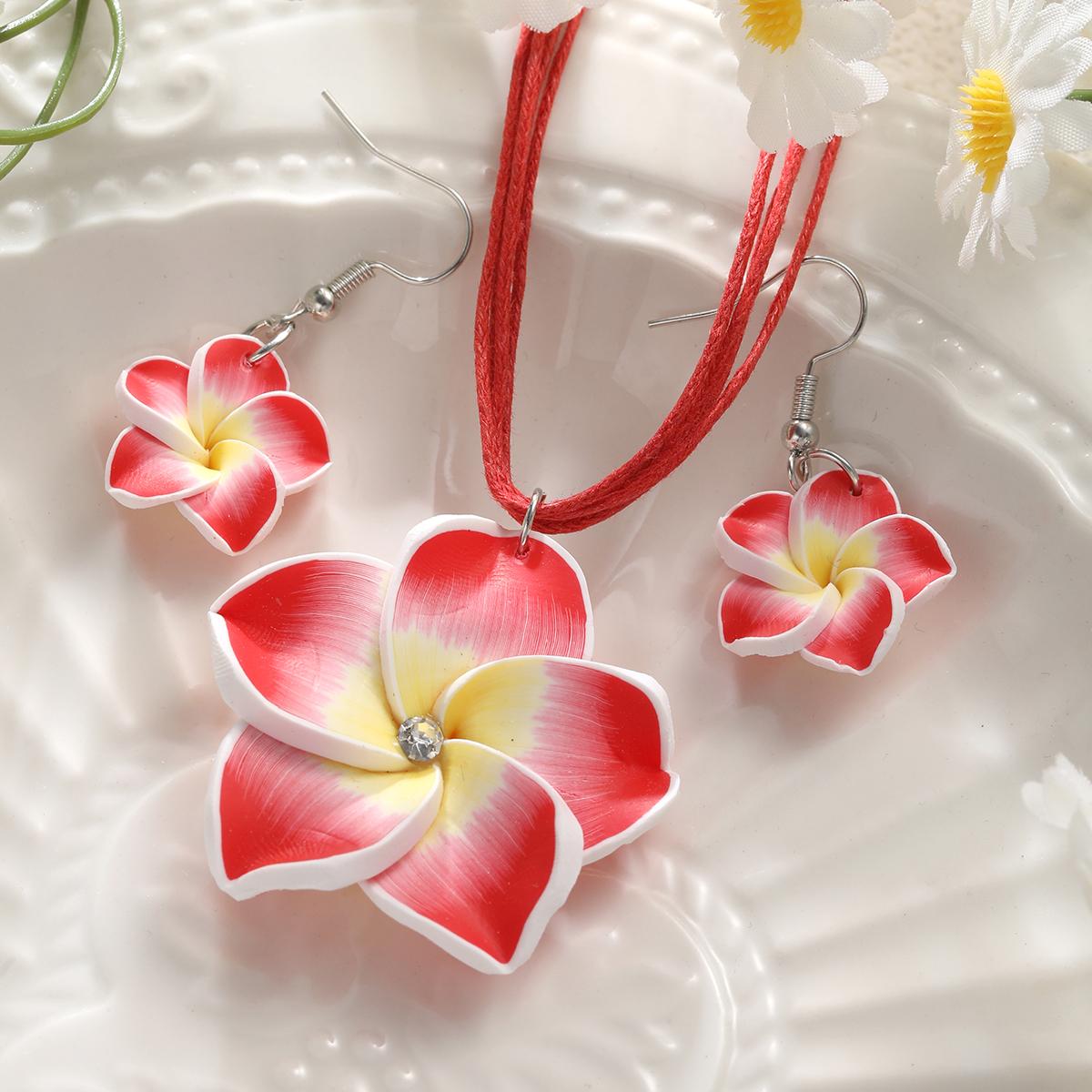 

3Pcs Luxury Jewelry Set For Women Vintage Crystal Flower Pendant Necklace and Earrings Exquisite Design Jewelry Party Gifts 2026