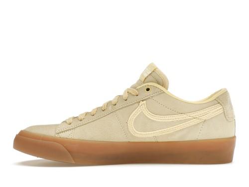 Nike SB Blazer Low GT Pro Premium Pale Vanilla Gum - FN7404-200