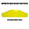 Specifically Designed Anti Fog Lens Film for OF603 Helmet Visors Provide Seamless Fit and Long Lasting Protection