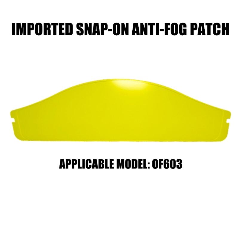 Specifically Designed Anti Fog Lens Film for OF603 Helmet Visors Provide Seamless Fit and Long Lasting Protection