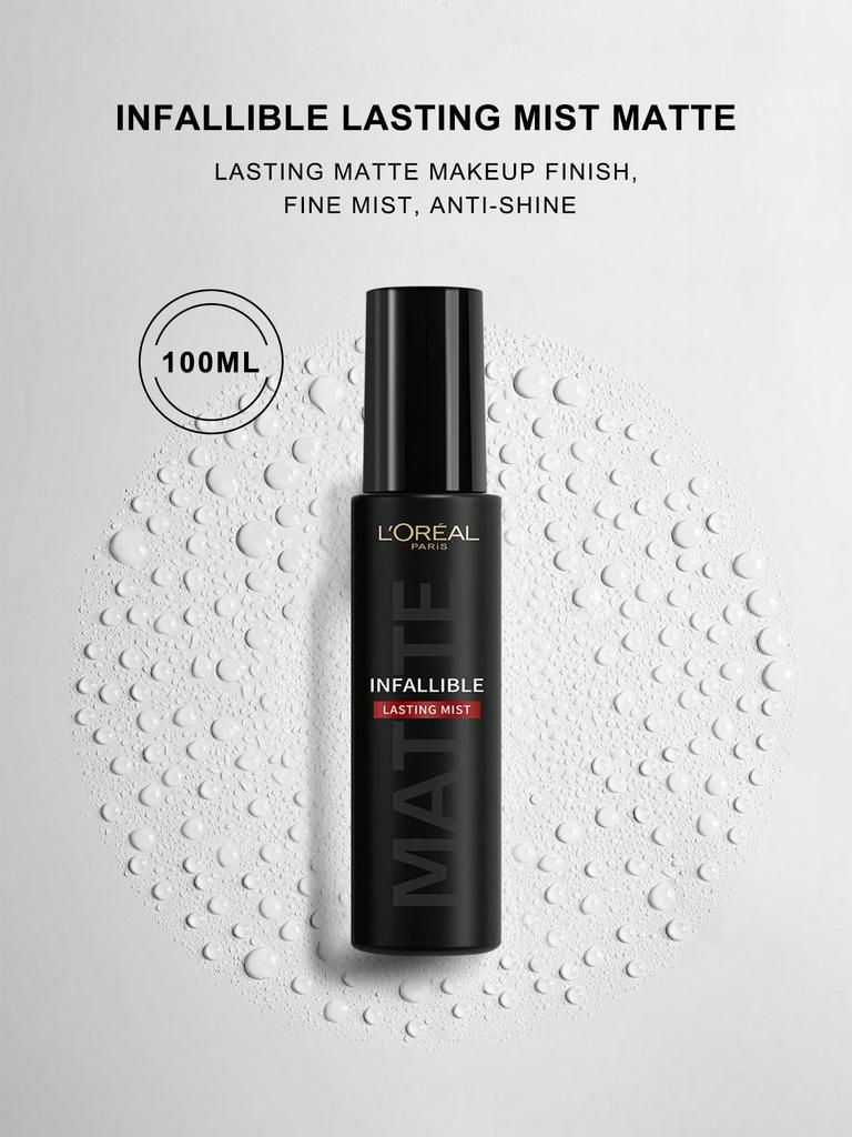 L'OREAL PARIS Infallible Lasting Mist Matte 100ml - Long-Lasting Matte Finish