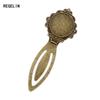 REGELIN Fashion 10pcs/lot Antique Vintage Retro Handmade Bookmark Cabochon Base Bookmark Setting for Cabochon Cameo DIY Bookmark