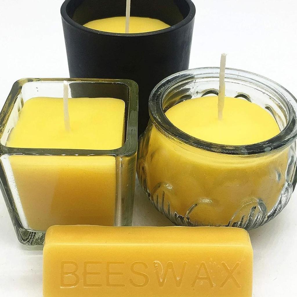 Yellow Beeswax Block for DIY Handmade Lipstick, Beauty Wax & Bee Luring