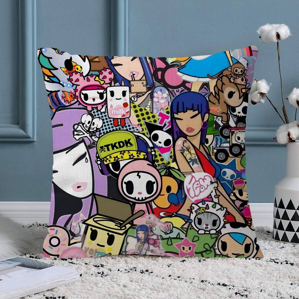 Cartoon Art Kawaii townTokidokiinside Pillow Anime Pillow Sofa Bed Head Pillow Cover Cushion Cover Fashion