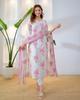Beautiful Cotton Kurti Pant Dupatta Set Indian Bollywood Top Tunic Kurta Set