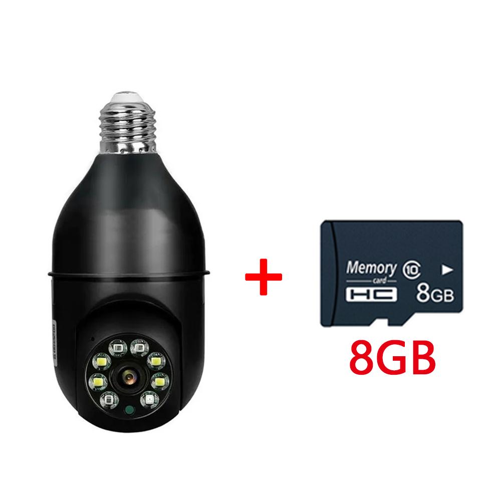 New HD 1080P E27 Bulb WIFI Smart Camera Night Vision Two Way Audio Monitor Human Tracking for Home Outdoor Security Protection