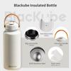 Blackube Straw Water Bottle, 1000ml, Double-Walled Vacuum-Insulated Sports Bottle, Large Capacity, Stainless Steel Thermos, Ideal for Girls and Boys,