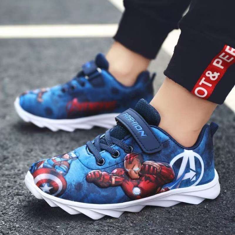 Boys' Shoes 2025 Summer New Middle and Older Children's Breathable Mesh Children's Single Mesh Students Lightweight Soft-soled Sports Shoes