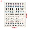 Doll Eyes Stickers Cute Cartoon Eyes Sticker Anime Figurine Doll Face Organ Paster Clay Decals DIY Doll Accessories