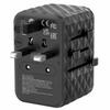 Verbatim Adapter Podróżny Eu/Uk/Us Gan2Xusb-A/2Xusb-C Pd 65W Uta-05 Czarny/Black 32120