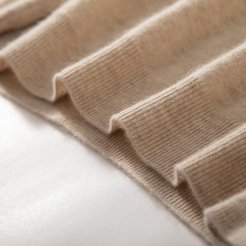 Fanzhen Men's Half-High Collar Cashmere Blend Sweater