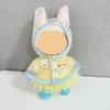 [Cloth  Only] Raincoat Outfit, Raincoat Set for Plush Dolls, Small Animal Rainwear Hooded Cape Clothes Accessories.